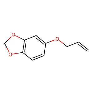 1,3-Benzodioxole, 5-(2-propenyloxy)- structure