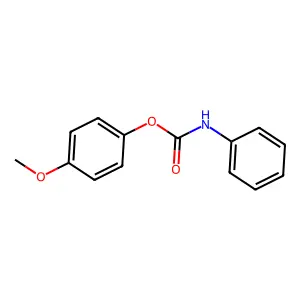 (4-methoxyphenyl) N-phenylcarbamate structure