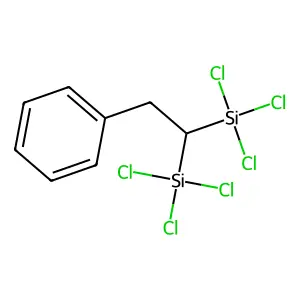 Bis(trichlorosilyl)benzylmethane structure