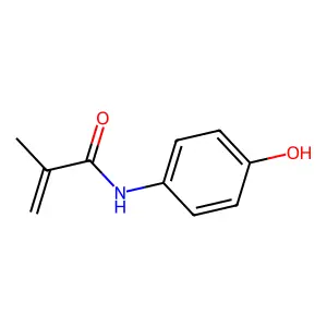 N-(4-Hydroxyphenyl)methacrylamide structure