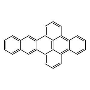 Dibenzo[fg,st]pentacene structure