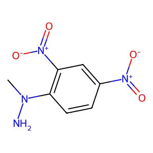 1-(2,4-dinitrophenyl)-1-methylhydrazine structure