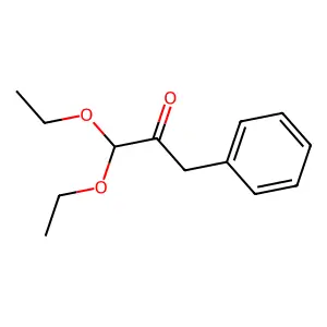 1,1-diethoxy-3-phenylpropan-2-one structure