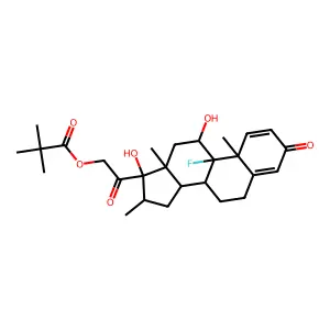 Dexamethasone pivalate structure