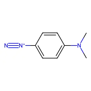 Compound C8H10N3+ structure