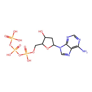Compound C10H16N5O12P3 structure