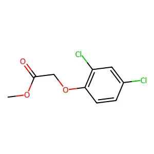 methyl 2-(2,4-dichlorophenoxy)acetate structure