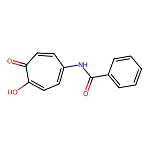 N-(4-hydroxy-5-oxocyclohepta-1,3,6-trien-1-yl)benzamide structure