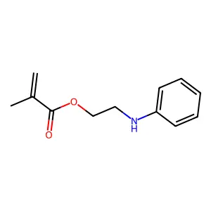 METHACRYLIC ACID, 2-ANILINOETHYL ESTER structure