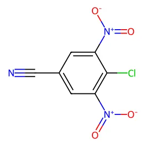 4-Chloro-3,5-dinitrobenzonitrile structure