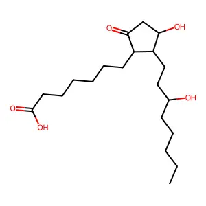 13,14-Dihydro-PGE1 structure