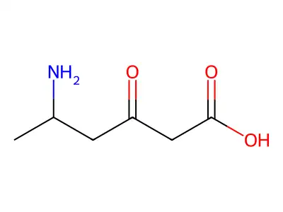 5-Amino-3-oxohexanoic acid structure
