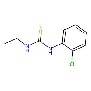 1-(2-chlorophenyl)-3-ethylthiourea structure