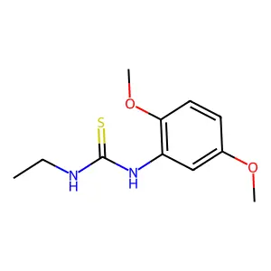1-(2,5-dimethoxyphenyl)-3-ethylthiourea structure
