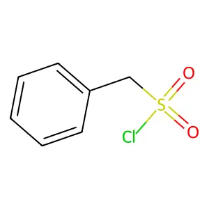 Phenylmethanesulfonyl chloride structure