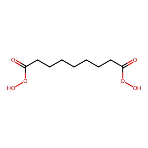 Nonanediperoxoic acid structure