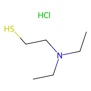 2-Diethylaminoethanethiol hydrochloride structure