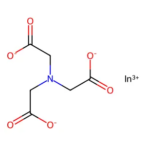 Indium, (N,N-bis(carboxymethyl)glycinato(3-)-N,O,O',O'')-, (T-4)- structure
