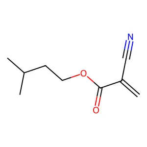 Isoamyl 2-cyanoacrylate structure