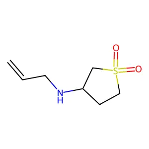 1,1-dioxo-N-prop-2-enylthiolan-3-amine structure