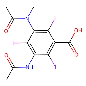 Metrizoic acid structure