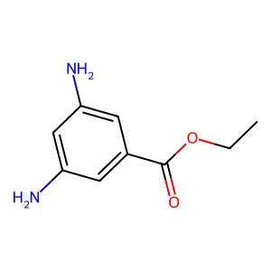 Ethyl 3,5-diaminobenzoate structure