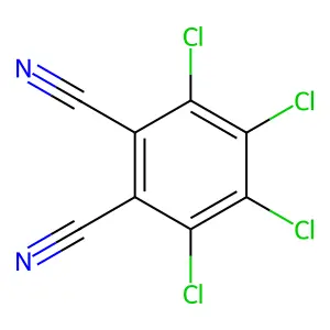 Tetrachlorophthalonitrile structure