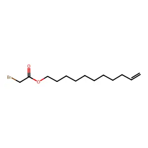 10-Undecenyl bromoacetate structure
