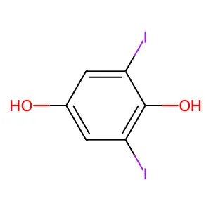 Compound C6H4I2O2 structure