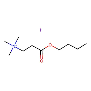 (3-butoxy-3-oxopropyl)-trimethylazanium iodide structure