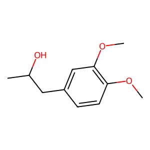 1-(3,4-dimethoxyphenyl)propan-2-ol structure