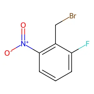 2-(Bromomethyl)-1-fluoro-3-nitrobenzene structure