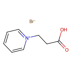 1-(2-Carboxyethyl)pyridin-1-ium bromide structure