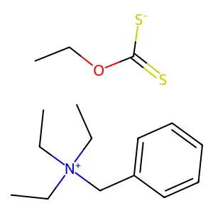Benzyltriethylammonium ethylxanthate structure