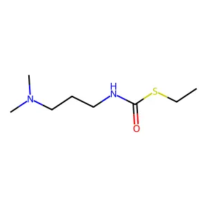 S-ethyl N-[3-(dimethylamino)propyl]carbamothioate structure