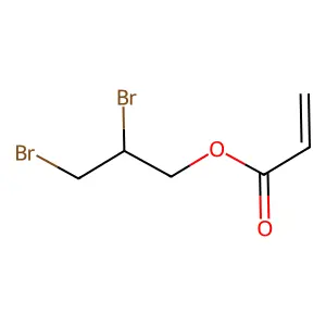 Compound C6H8Br2O2 structure