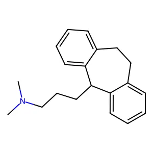 N,N-dimethyl-3-(2-tricyclo[9.4.0.03,8]pentadeca-1(15),3,5,7,11,13-hexaenyl)propan-1-amine structure
