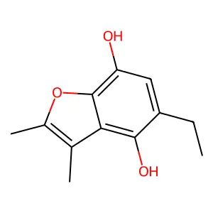 Compound C12H14O3 structure