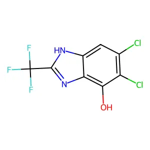 Compound C8H3Cl2F3N2O structure