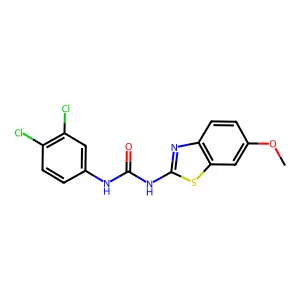 1-(3,4-dichlorophenyl)-3-(6-methoxy-1,3-benzothiazol-2-yl)urea structure