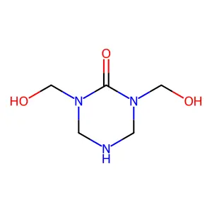 1,3-bis(hydroxymethyl)-1,3,5-triazinan-2-one structure