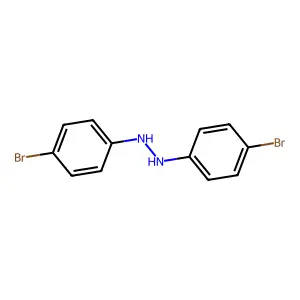 1,2-bis(4-bromophenyl)hydrazine structure