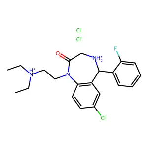 Compound C21H27Cl3FN3O structure