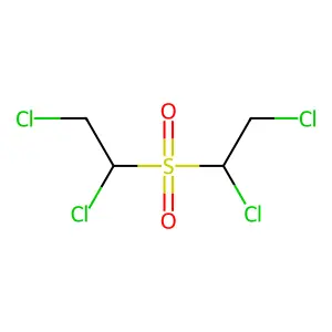 1,2-dichloro-1-(1,2-dichloroethylsulfonyl)ethane structure