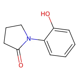1-(2-hydroxyphenyl)pyrrolidin-2-one structure