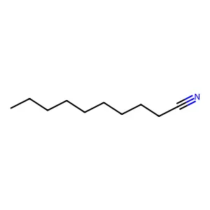 DECANENITRILE structure
