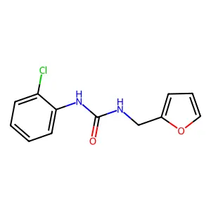 1-(2-chlorophenyl)-3-(furan-2-ylmethyl)urea structure