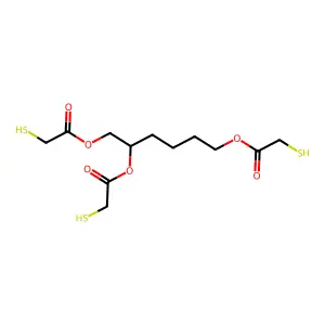 1,2,6-Hexanetriyl tris(mercaptoacetate) structure