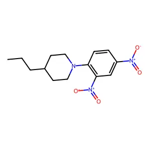 1-(2,4-dinitrophenyl)-4-propylpiperidine structure