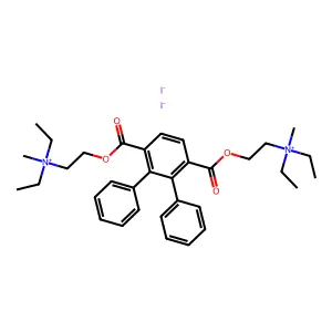 Compound C34H46I2N2O4 structure